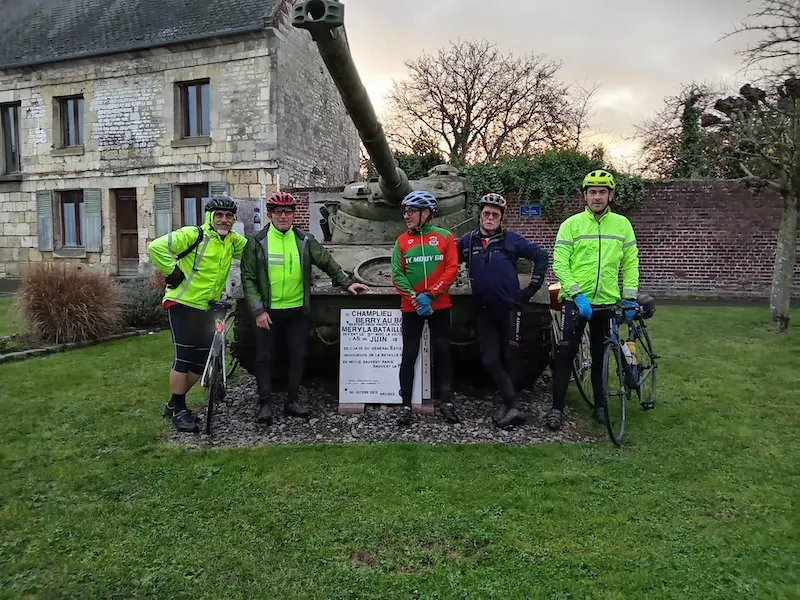 Photo de la sortie 08 novembre 2ieme boucle Les chemins de la grande guerre dans l'Oise - Vélo Club de Mouy