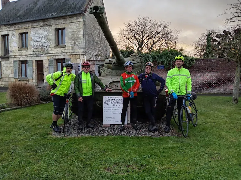 Photo de la sortie 08 novembre 2ieme boucle Les chemins de la grande guerre dans l'Oise - Vélo Club de Mouy