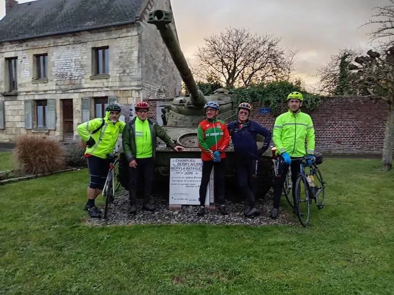 Photo de la sortie 08 novembre 2ieme boucle Les chemins de la grande guerre dans l'Oise - Vélo Club de Mouy