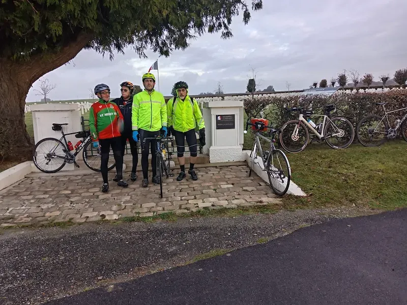 Photo de la sortie 08 novembre 2ieme boucle Les chemins de la grande guerre dans l'Oise - Vélo Club de Mouy