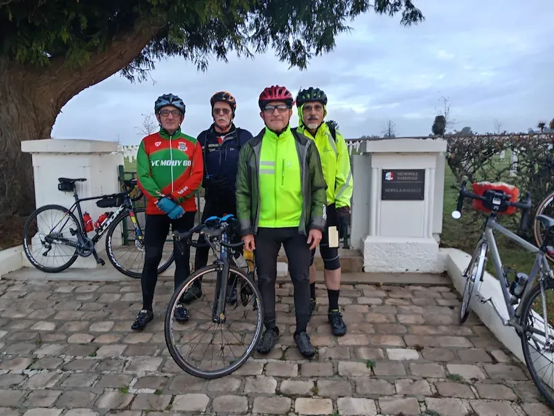 Photo de la sortie 08 novembre 2ieme boucle Les chemins de la grande guerre dans l'Oise - Vélo Club de Mouy
