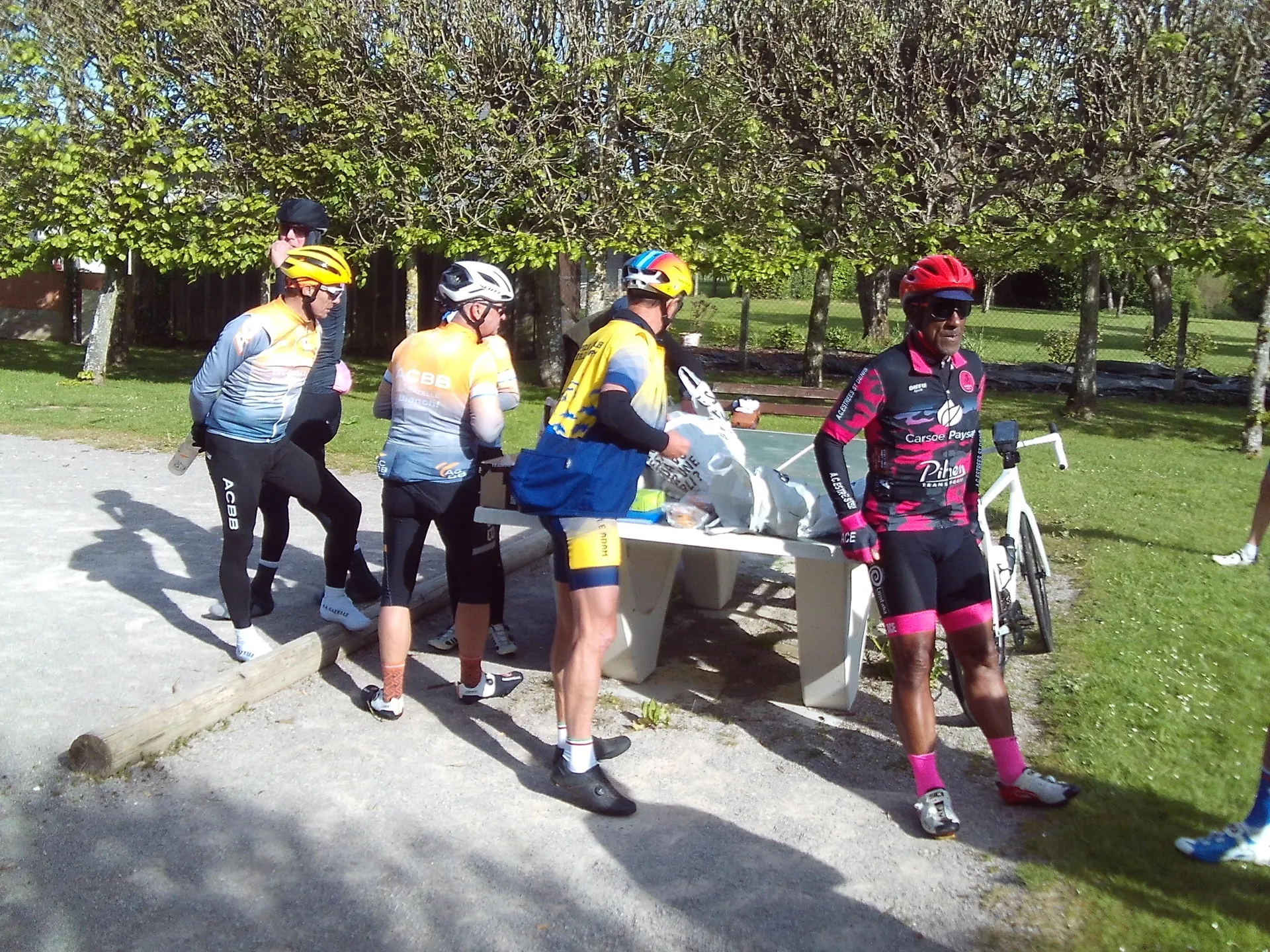 Vue panoramique du peloton du Picardo Normand 2026 dans la campagne