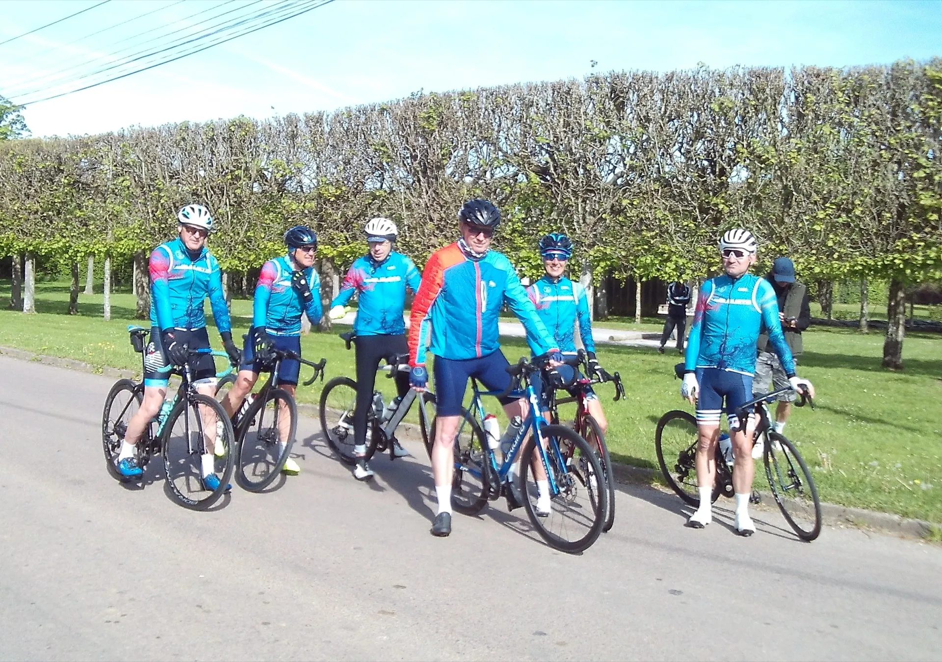Vue rapprochée du peloton du Picardo Normand 2026